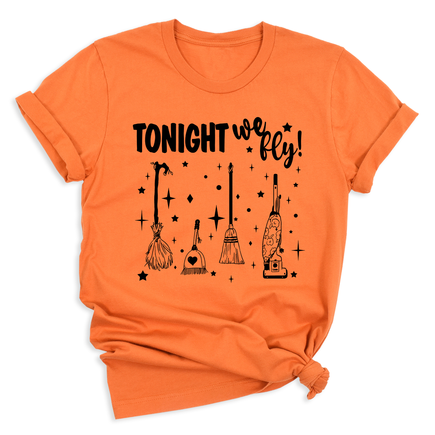 Tonight We Fly DTF Transfer – Witch Halloween Ready to Press Heat Transfer