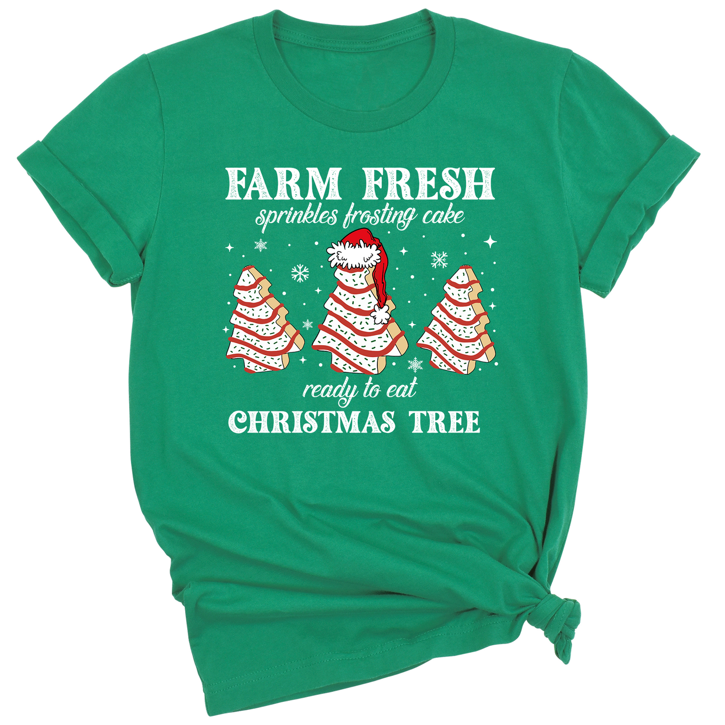 Farm Fresh Christmas Tree Cakes DTF Transfer – Funny Christmas Ready to Press
