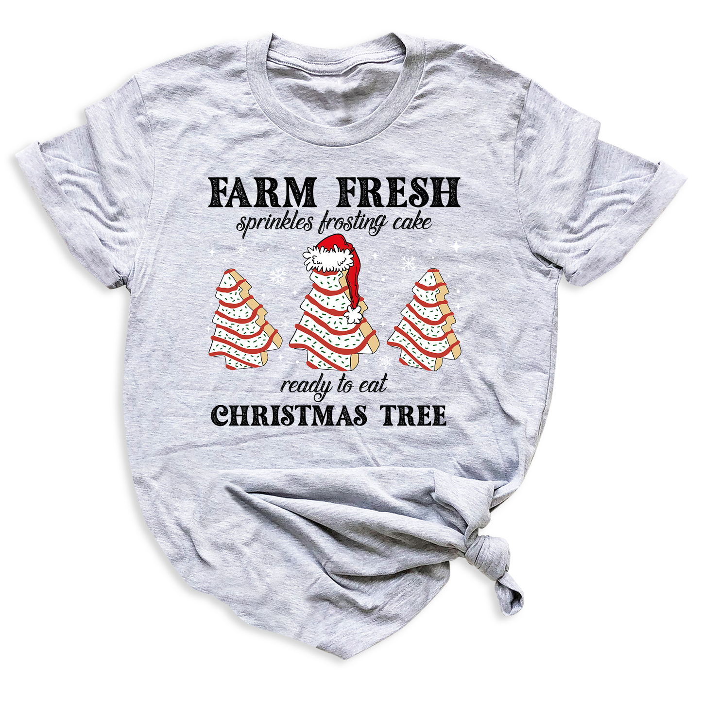 Farm Fresh Christmas Tree Cakes DTF Transfer – Funny Christmas Ready to Press