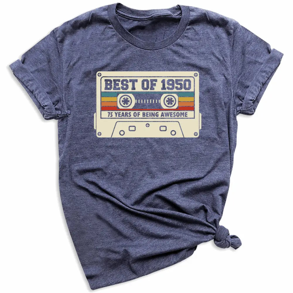 1950 Vintage Cassette 75th Birthday DTF Transfer – Ready to Press Heat Transfers - DTF NOVA