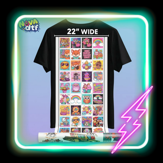 Upload DTF Transfer Gang Sheet