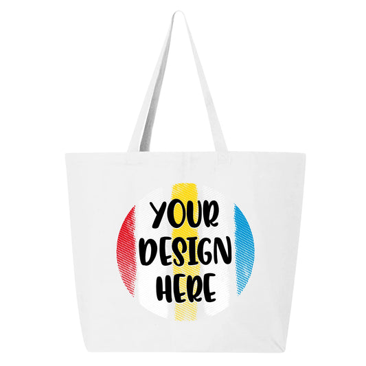 Zippered Tote Bag - Custom Printing - DTF Nova