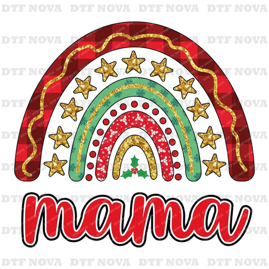 Christmas Mama & Mini DTF Transfer – Matching Family Christmas Shirt Design - DTF NOVA
