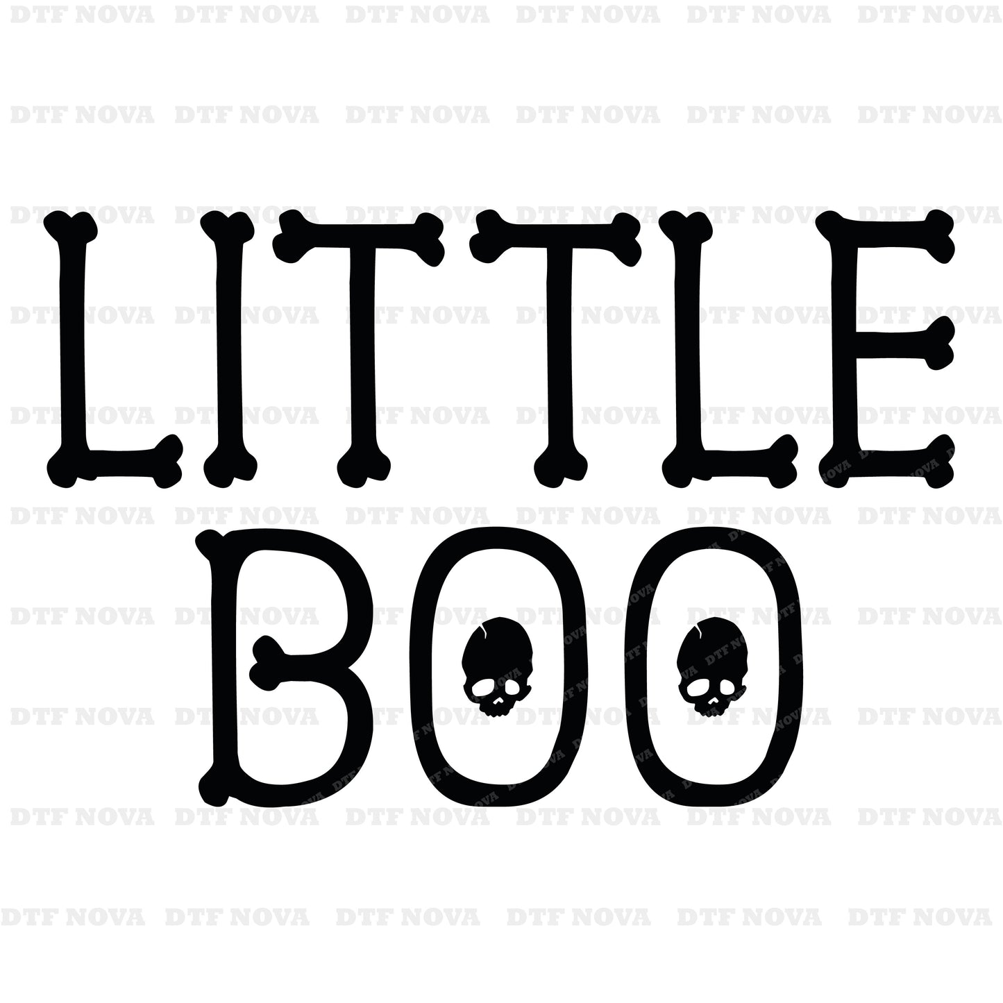 Mummy, Daddy, Middle Boo, Little Boo – Family Halloween DTF Transfers | Ready to Press Heat Transfers