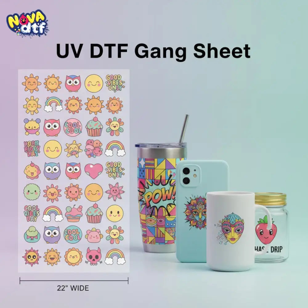 Upload UV DTF Gang Sheet - Transfer