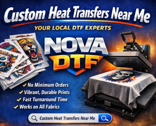 Custom Heat Transfers Near Me -DTF Nova