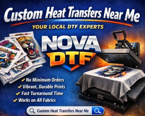 Custom Heat Transfers Near Me -DTF Nova - DTF NOVA