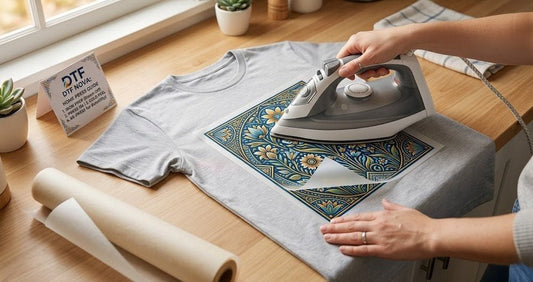 How to Press DTF Transfers Using a Home Iron - DTF NOVA