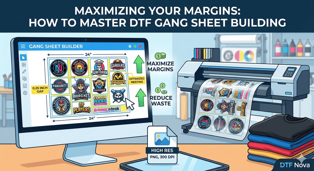 Maximizing Your Margins: How to Master DTF Gang Sheet Building - DTF NOVA