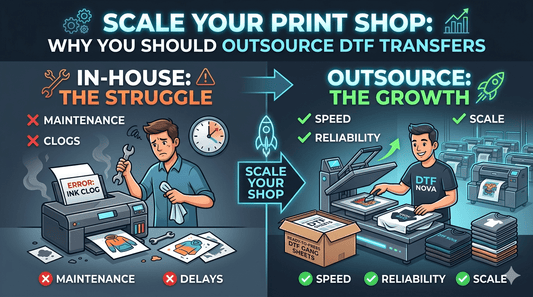 Scale Your Print Shop: Why You Should Outsource DTF Transfers - DTF NOVA