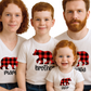 Buffalo Plaid Bear Family DTF Transfer – Christmas Matching Ready to Press Heat Transfer
