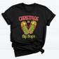 Christmas in Flip Flops DTF Transfer – Tropical Summer Christmas Ready to Press Heat Transfer