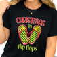 Christmas in Flip Flops DTF Transfer – Tropical Summer Christmas Ready to Press Heat Transfer
