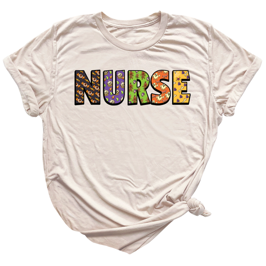 Halloween Nurse DTF Transfer – Spooky Nurse Ready to Press Heat Transfer