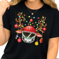 Football Christmas DTF Transfer – Santa Hat Sports Holiday Ready to Press