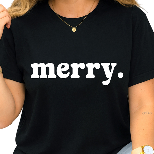 Merry Christmas DTF Transfer 2025 – Holiday Matching Group Ready to Press