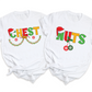 Chest Nuts Christmas DTF Transfer – Funny Couple Matching Holiday Ready to Press