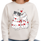 Valentine Cat Couple DTF Transfer – Ready to Press Heat Transfers - DTF NOVA