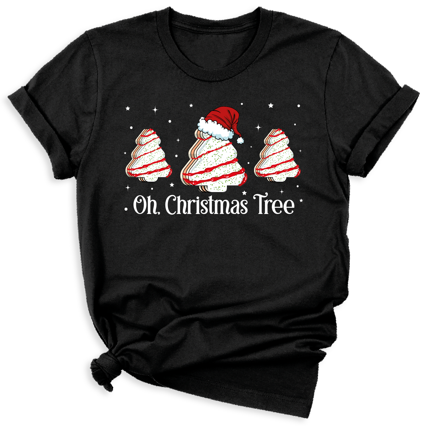 Oh Christmas Tree Cake DTF Transfer – Cute Holiday DTF Ready to Press