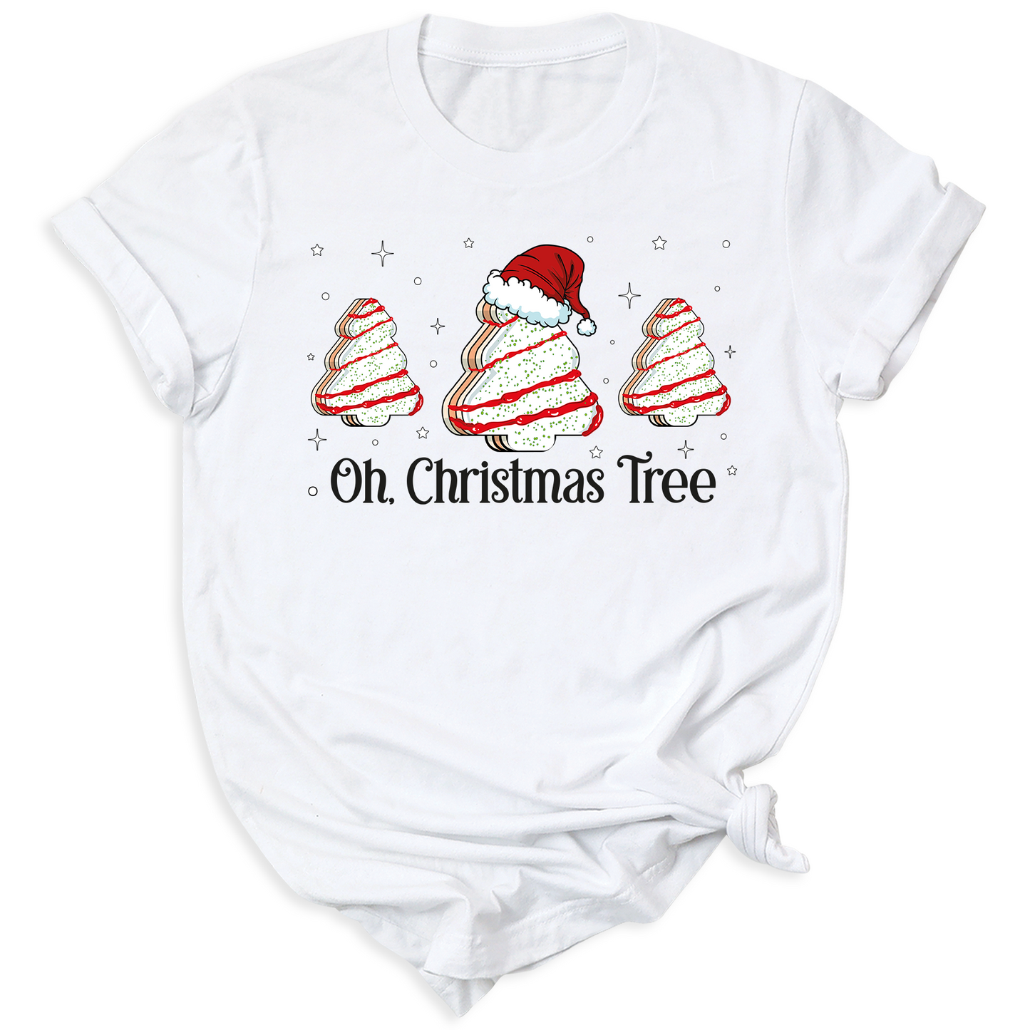 Oh Christmas Tree Cake DTF Transfer – Cute Holiday DTF Ready to Press