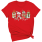 Merry and Bright Christmas Coffee DTF Transfer – Ready to Press Heat Transfers