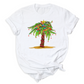 Tropical Christmas Palm Tree DTF Transfer – Ready to Press Heat Transfers