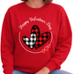 Buffalo Plaid Valentine Hearts DTF Transfer – Love & Anniversary - DTF NOVA