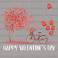 Valentine Bicycle Heart DTF Transfer – Ready to Press Design - DTF NOVA