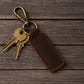 Custom Laser Engraved Leather Keychain