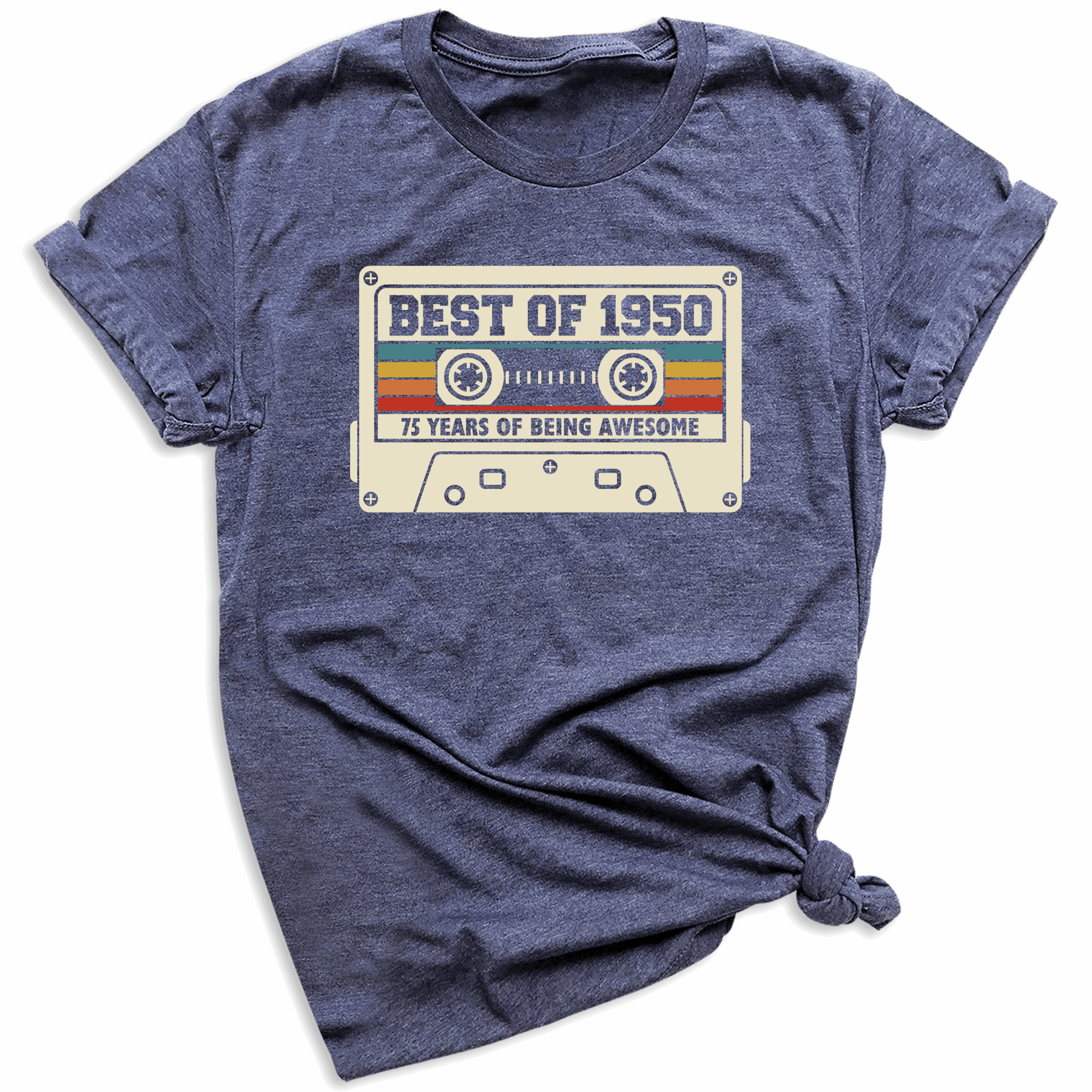 1950 Vintage Cassette 75th Birthday DTF Transfer – Ready to Press Heat Transfers - DTF NOVA