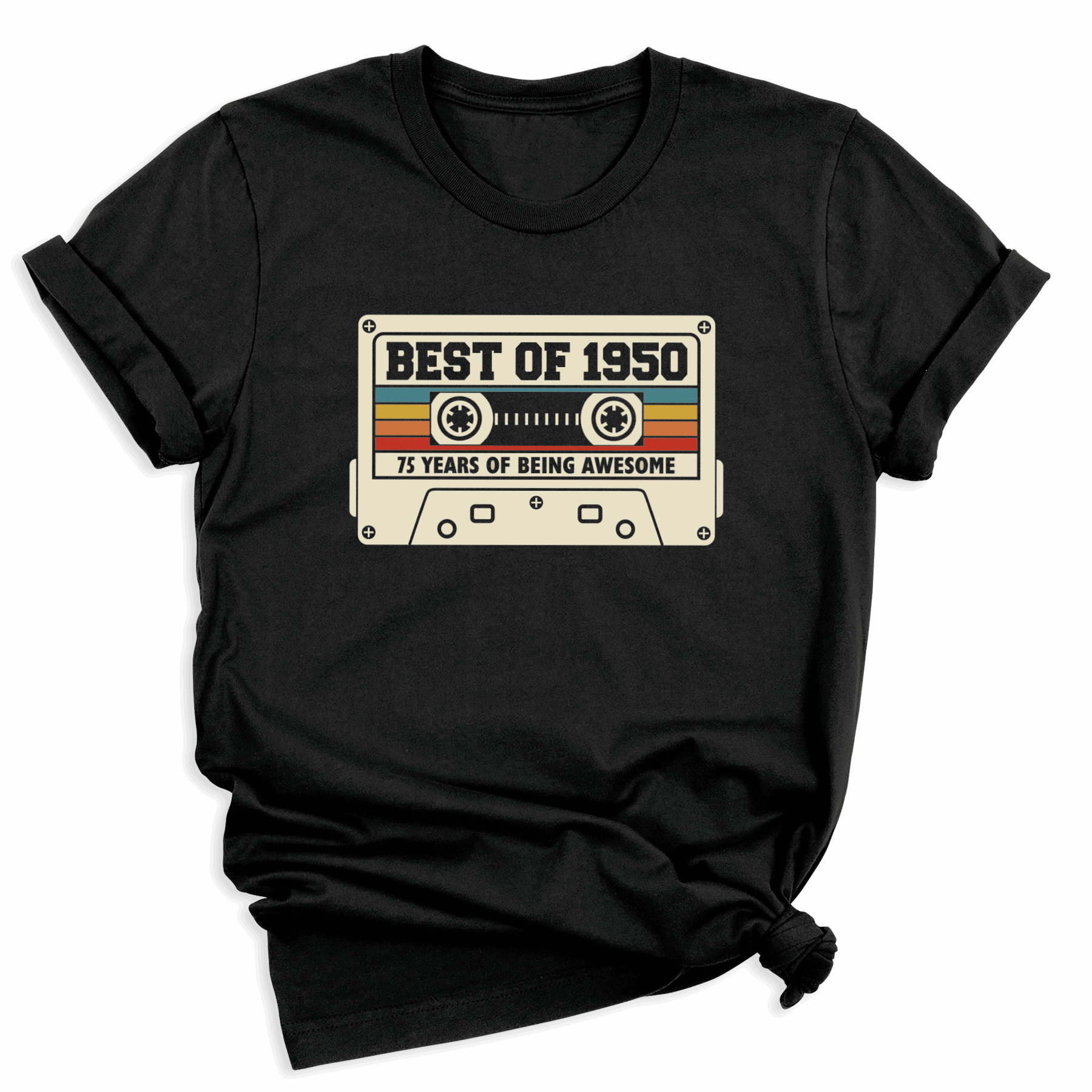 1950 Vintage Cassette 75th Birthday DTF Transfer – Ready to Press Heat Transfers - DTF NOVA