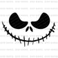 Pumpkin Face DTF Transfer, Halloween Smile DTF Ready to Press, Spooky Jack-O-Lantern Heat Transfer