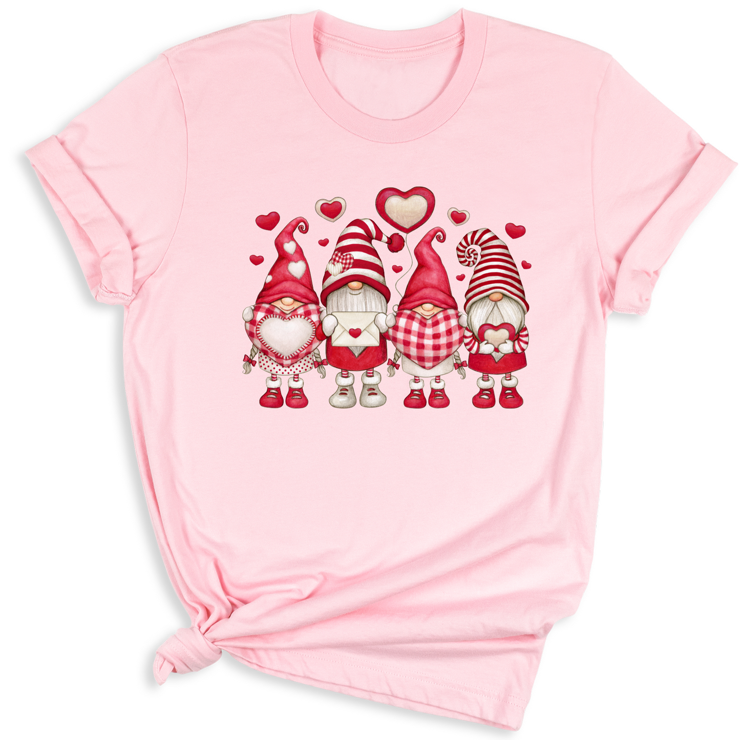 Valentine Gnomes DTF Transfer Ready to Press Heart Design - DTF NOVA