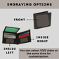 Personalized RFID Leather Wallet