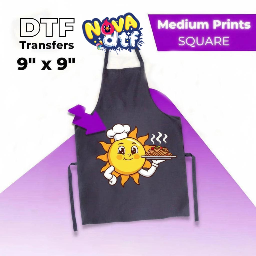 DTF Transfers by Size - DTF NOVA