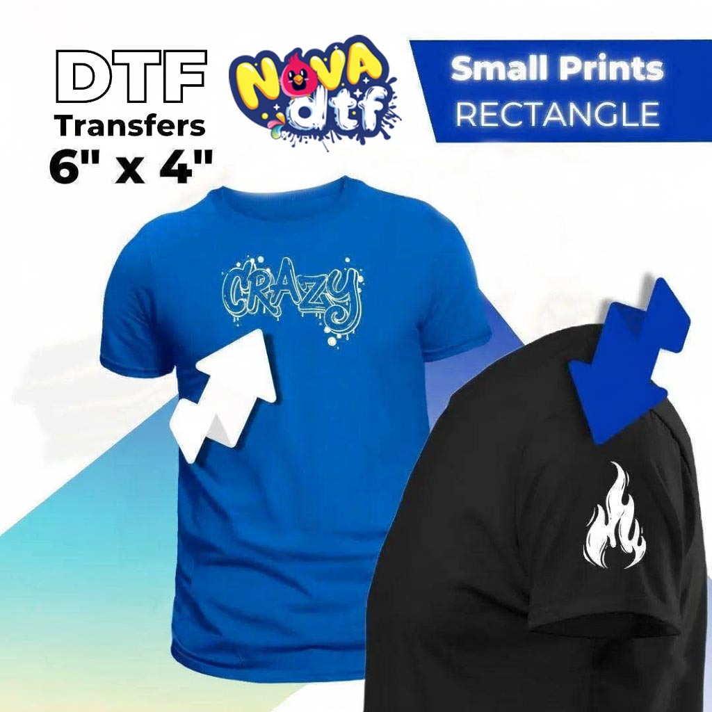 DTF Transfers by Size - DTF NOVA