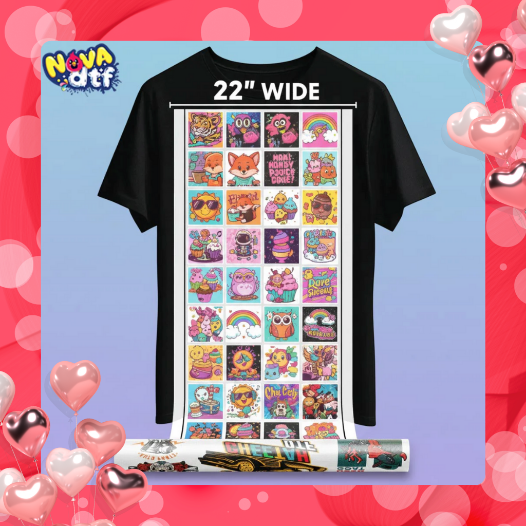 Upload DTF Transfer Gang Sheet - DTF NOVA