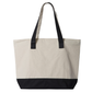 Zippered Canvas Tote Bag - DTF NOVA