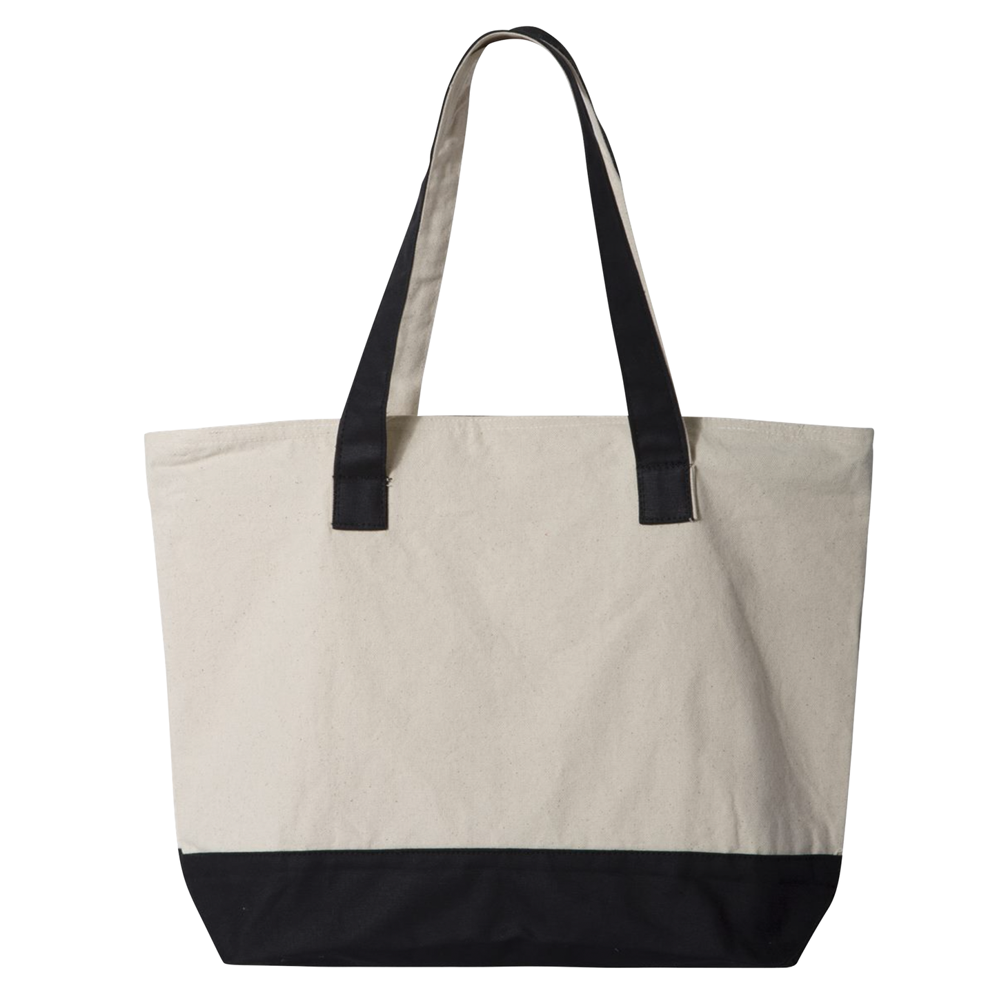 Zippered Canvas Tote Bag - DTF NOVA