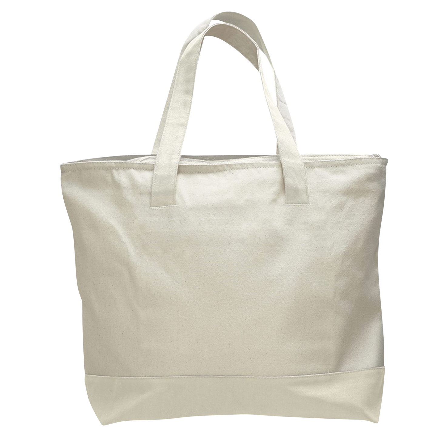 Zippered Canvas Tote Bag - DTF NOVA