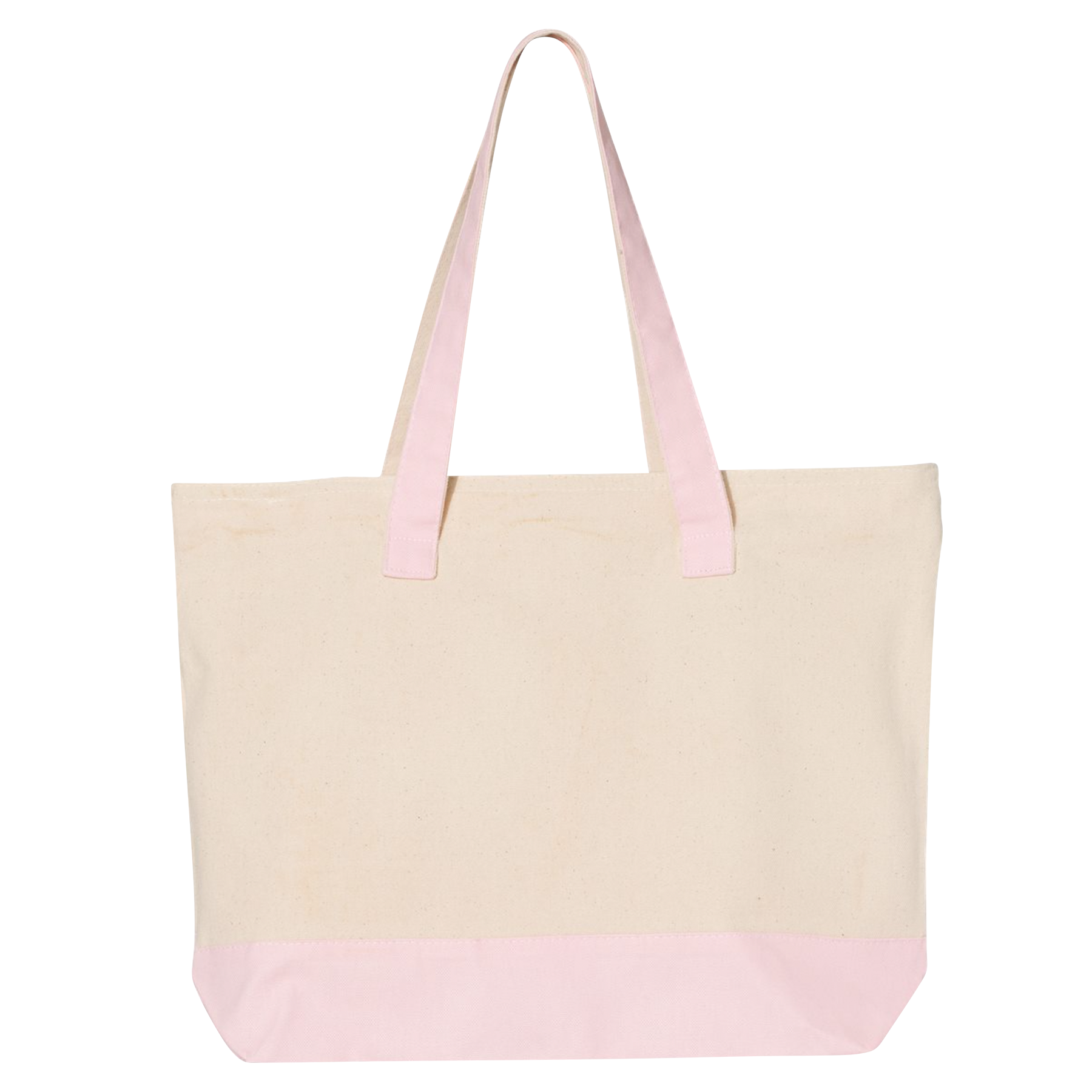 Zippered Canvas Tote Bag - DTF NOVA