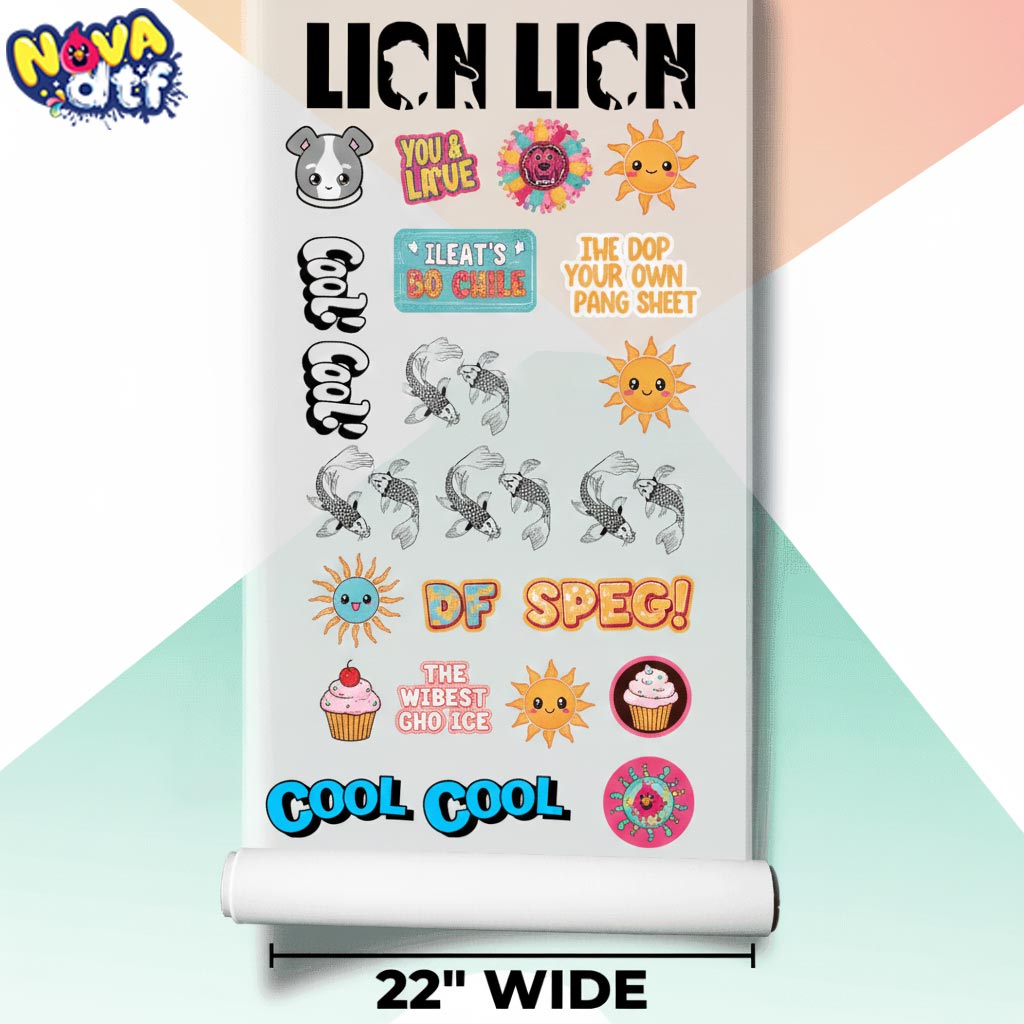 Upload DTF Transfer Gang Sheet