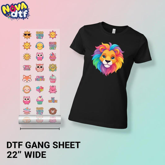 Upload DTF Transfer Gang Sheet