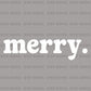 Merry Christmas DTF Transfer 2025 – Holiday Matching Group Ready to Press