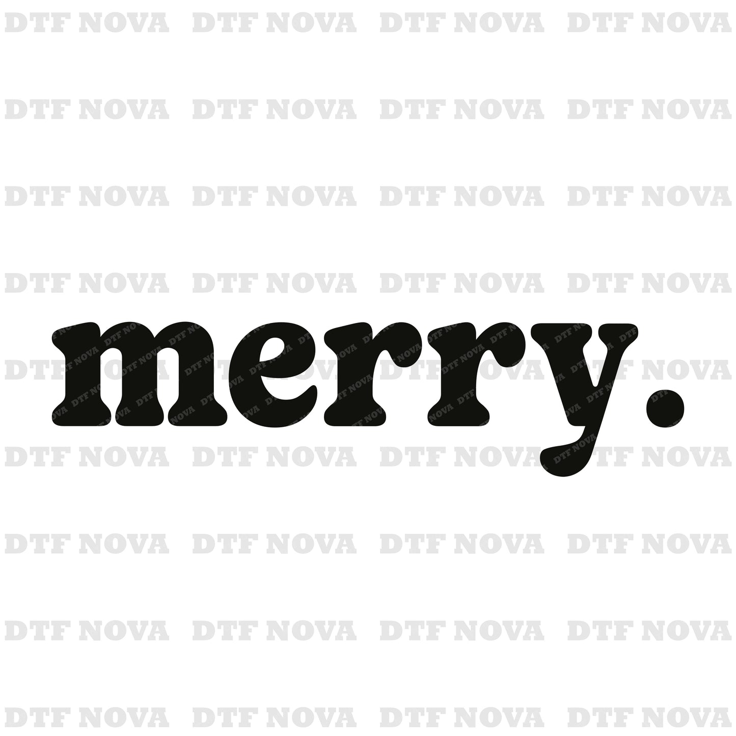 Merry Christmas DTF Transfer 2025 – Holiday Matching Group Ready to Press
