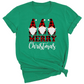 Buffalo Plaid Gnomes Merry Christmas DTF Transfer – Holiday Ready to Press - DTF NOVA