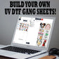 Build Your Own UV DTF Gang Sheet - DTF NOVA