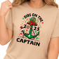 Christmas Dibs on the Captain DTF Transfer – Nautical Holiday Cruise Ready to Press Heat Transfer - DTF NOVA