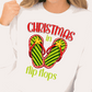 Christmas in Flip Flops DTF Transfer – Tropical Summer Christmas Ready to Press Heat Transfer - DTF NOVA