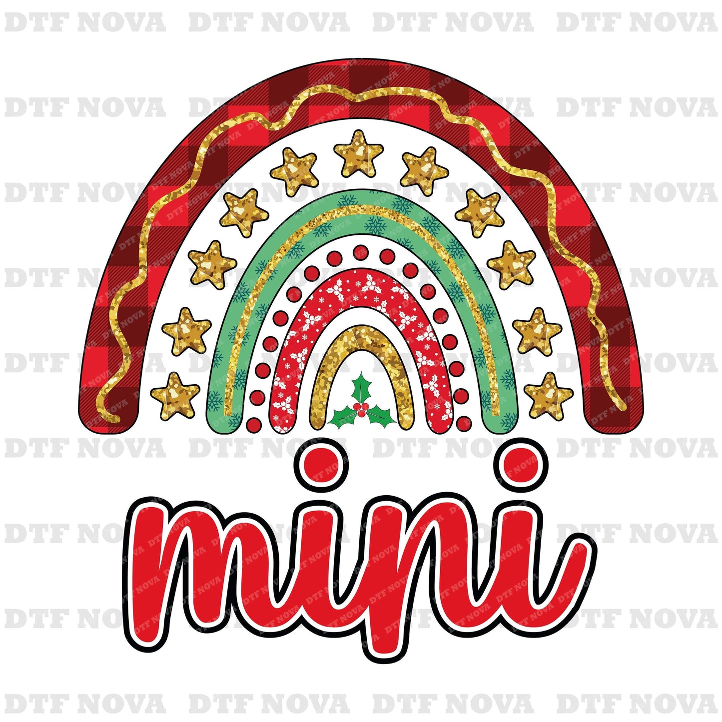 Christmas Mama & Mini DTF Transfer – Matching Family Christmas Shirt Design - DTF NOVA